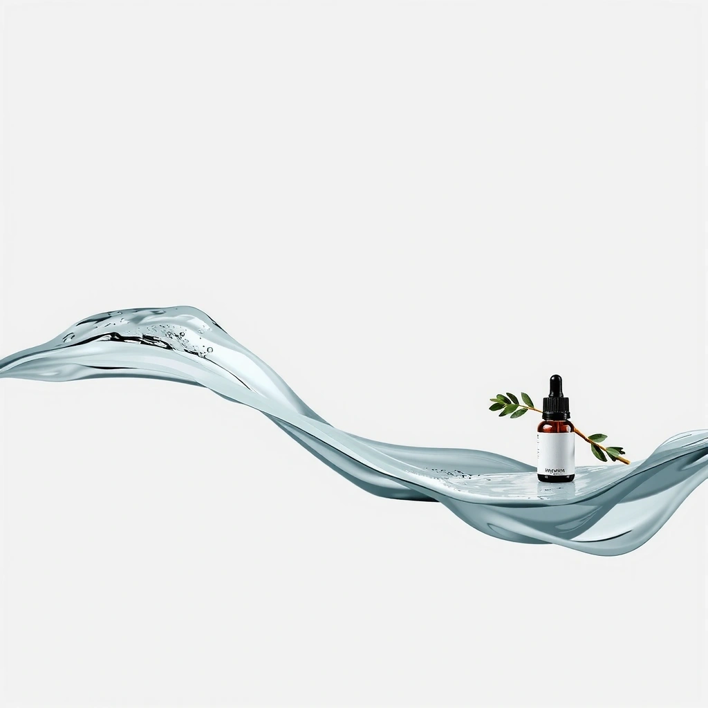 Flowing water texture representing purity and movement